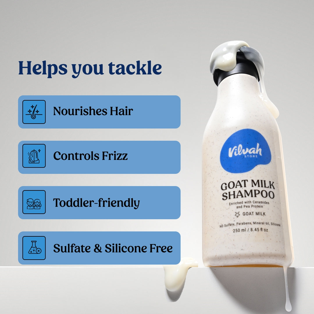 Goat Milk Shampoo 250ml (Intense Moisturization)