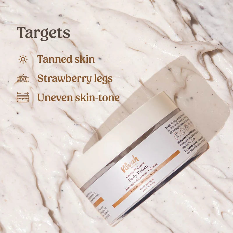 Cookie n Cream Body Polish (Strawberry Skin)