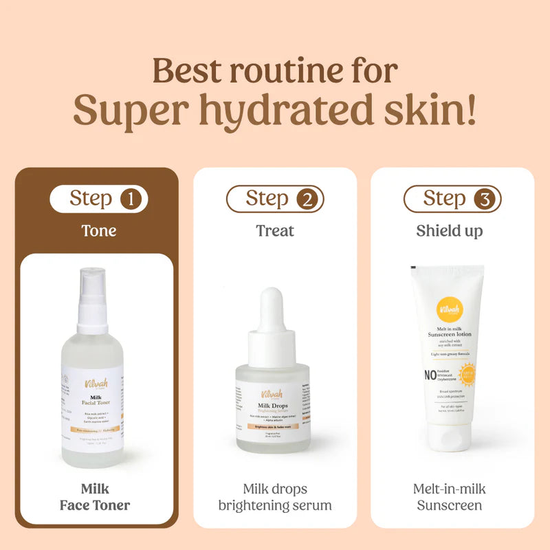 Milk Face Toner (Earth marine water - Pore minimise)