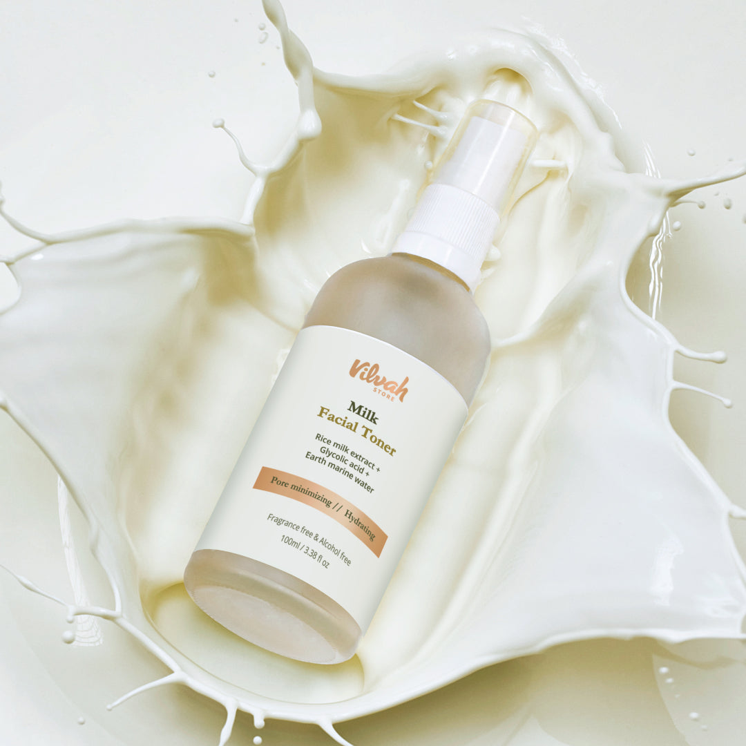 Milk Face Toner (Earth marine water - Pore minimise)