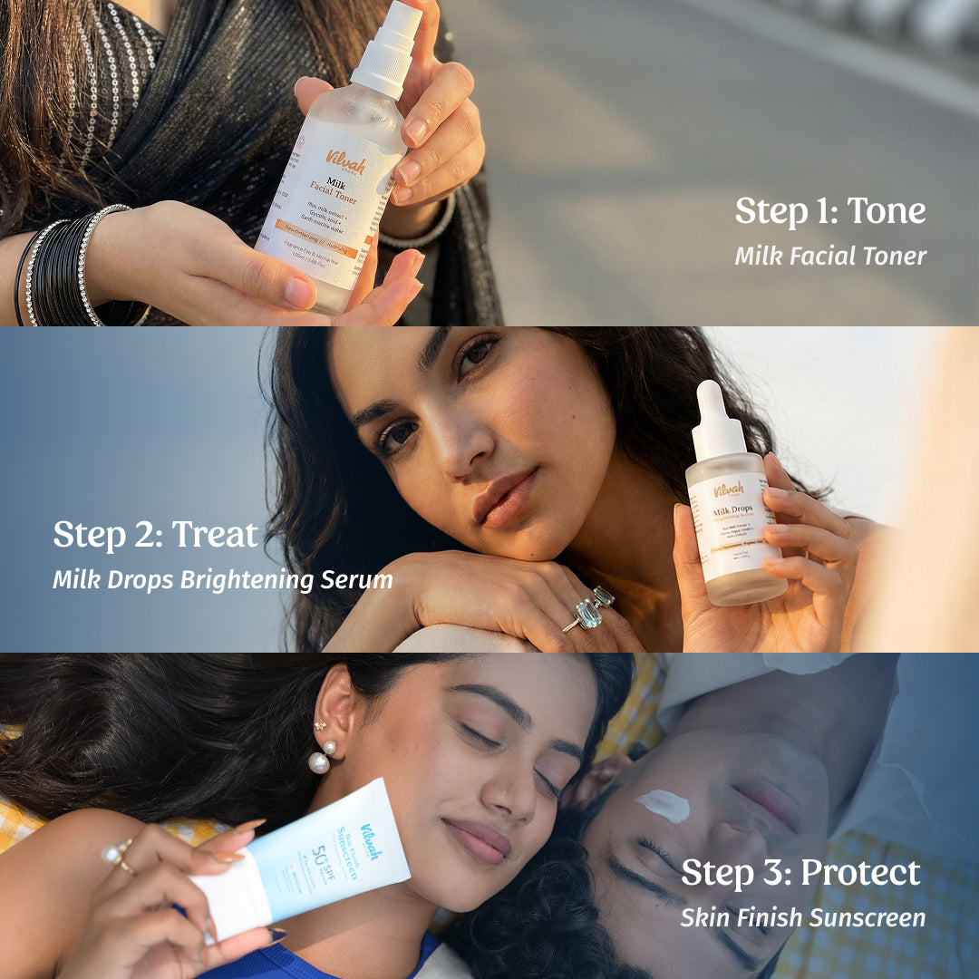 Milk Face Toner (Earth marine water - Pore minimise)