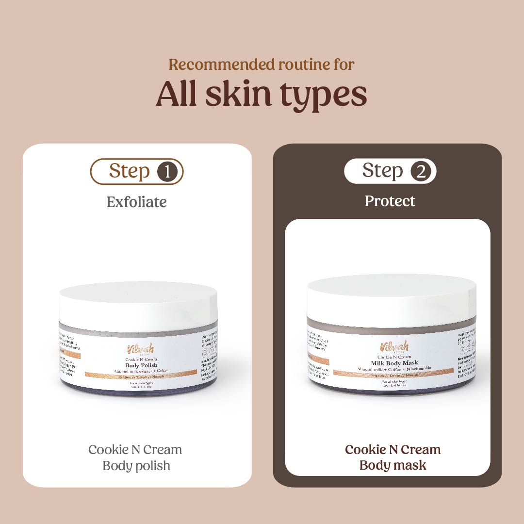 Cookie n Cream Body Mask (Detan)