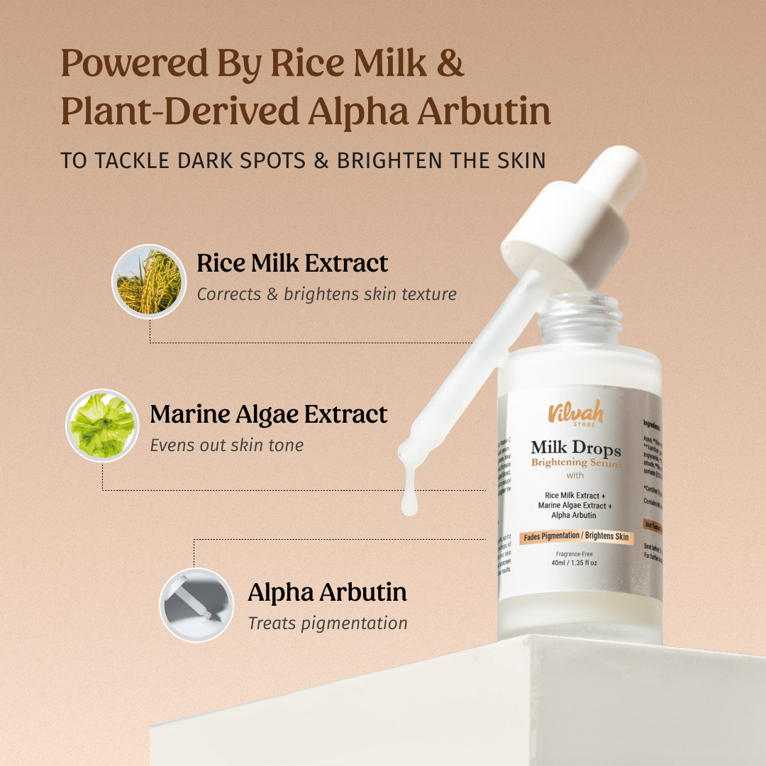 Milk Drops Brightening Serum 40ml Pack of Two