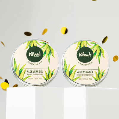Aloe Vera Gel Pack of two (Multi-Purpose Skin & Hair Care)